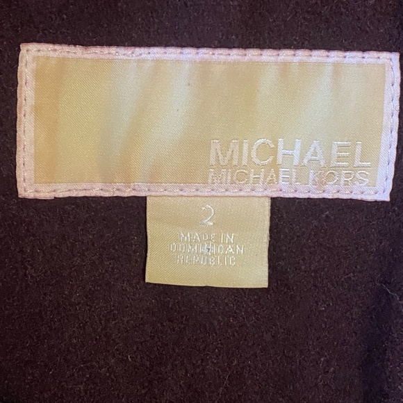 Michael Kors wool blend belted jacket. Sz 2 - Picture 16 of 16